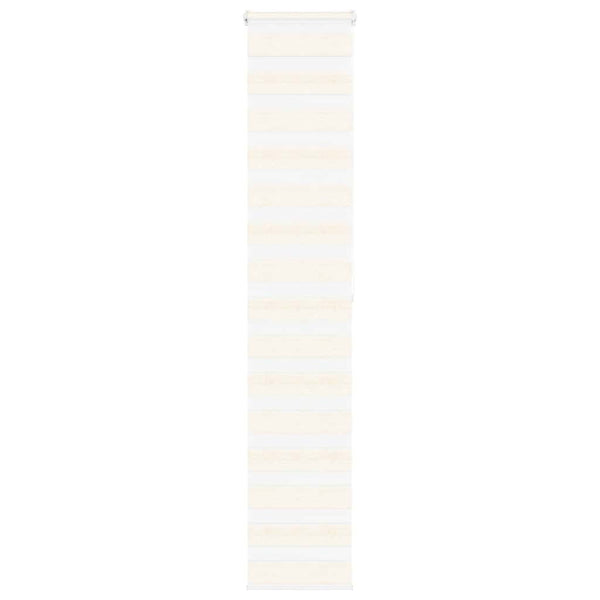vidaXL Dual Roller Blind Marble Beige 50x200 cm Fabric width 45.9 cm Polyester