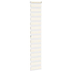vidaXL Dual Roller Blind Marble Beige 50x200 cm Fabric width 45.9 cm Polyester