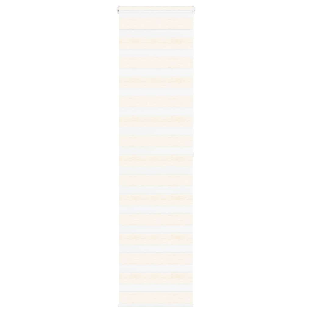 vidaXL Double Roller Blind Marble Beige 60x200 cm Fabric Width 55.9 cm Polyester