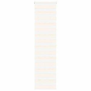vidaXL Double Roller Blind Marble Beige 65x200 cm Fabric Width 60.9 cm Polyester