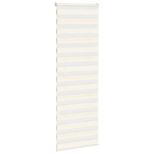 vidaXL Double Roller Blind Marble Beige 70x200 cm Fabric Width 65.9 cm Polyester