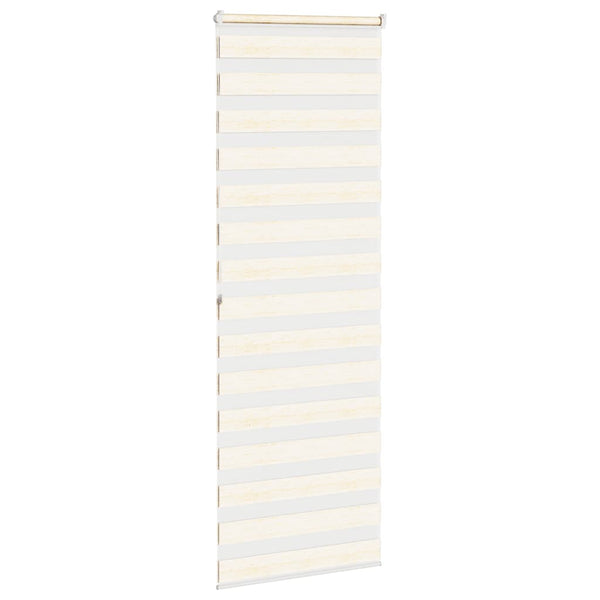 vidaXL Double Roller Blind Marble Beige 80x200 cm Fabric width 75.9 cm Polyester