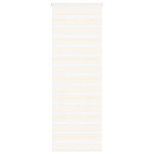 vidaXL Double Roller Blind Marble Beige 85x200 cm Fabric Width 80.9 cm Polyester