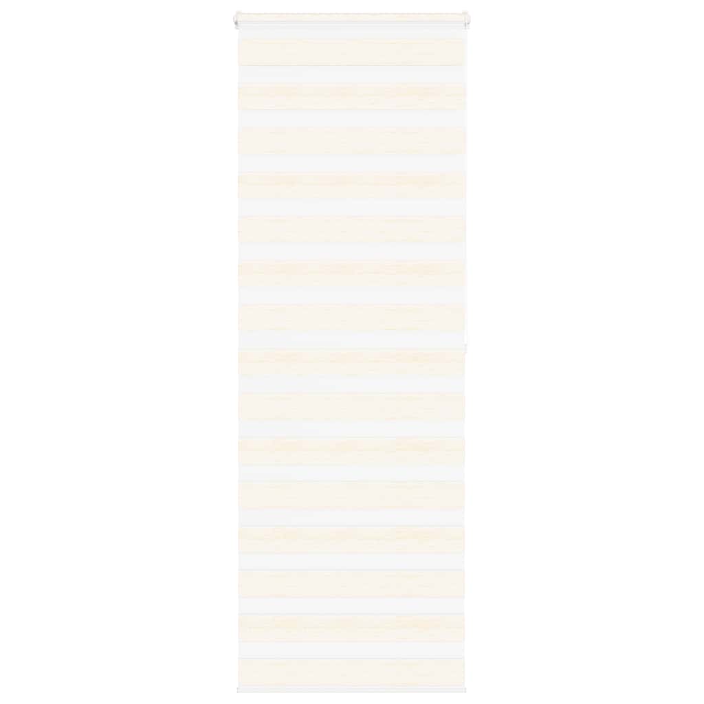 vidaXL Double Roller Blind Marble Beige 85x200 cm Fabric Width 80.9 cm Polyester