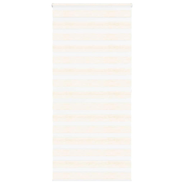 vidaXL Double Roller Blind Marble Beige 95x200 cm Fabric Width 90.9 cm Polyester