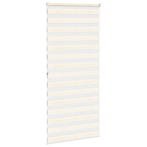 vidaXL Double Roller Blind Marble Beige 95x200 cm Fabric Width 90.9 cm Polyester