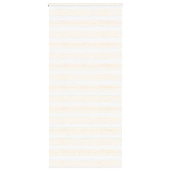 vidaXL Day/Night Blind Marble Beige 100x200 cm Fabric Width 95.9 cm Polyester