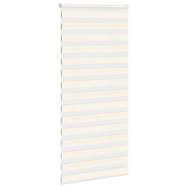 vidaXL Day/Night Blind Marble Beige 100x200 cm Fabric Width 95.9 cm Polyester