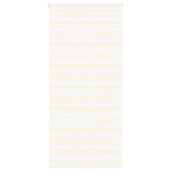 vidaXL Double Roller Blind Marble Beige 105x200cm Fabric width 100.9 cm Polyester
