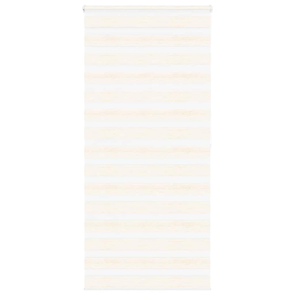 vidaXL Double Roller Blind Marble Beige 110x200 cm Fabric width 105.9 cm Polyester