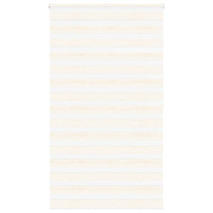 vidaXL Double Roller Blind Marble Beige 125x200cm Fabric width 120.9 cm Polyester