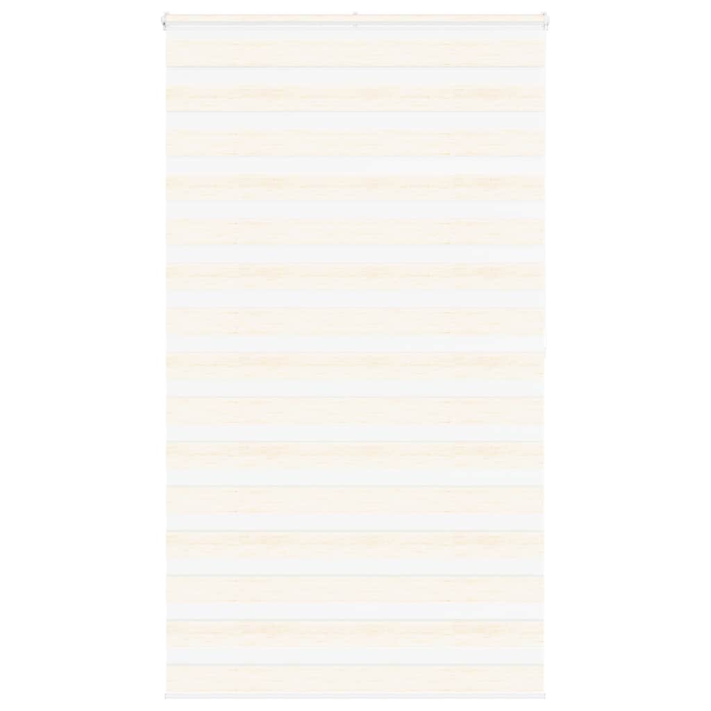 vidaXL Double Roller Blind Marble Beige 125x200cm Fabric width 120.9 cm Polyester