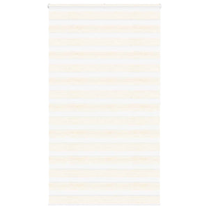 vidaXL Double Roller Blind Marble Beige 135x200cm Fabric width 130.9 cm Polyester