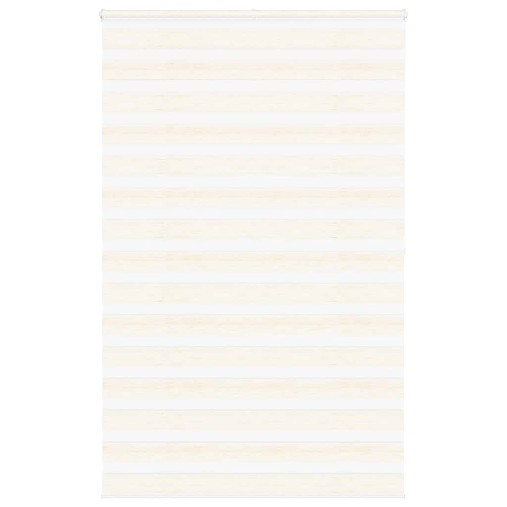vidaXL Double Roller Blind Marble Beige 140x200cm Fabric width 135.9 cm Polyester