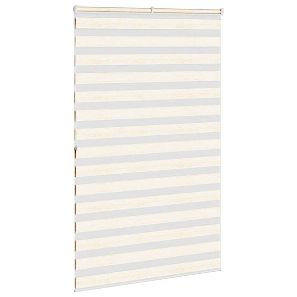 vidaXL Double Roller Blind Marble Beige 140x200cm Fabric width 135.9 cm Polyester