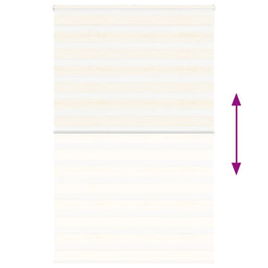 vidaXL Double Roller Blind Marble Beige 140x200cm Fabric width 135.9 cm Polyester