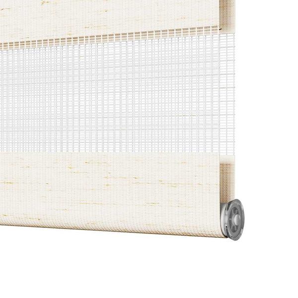 vidaXL Day and Night Blind Marble Beige 145x200cm Fabric width 140.9 cm Polyester
