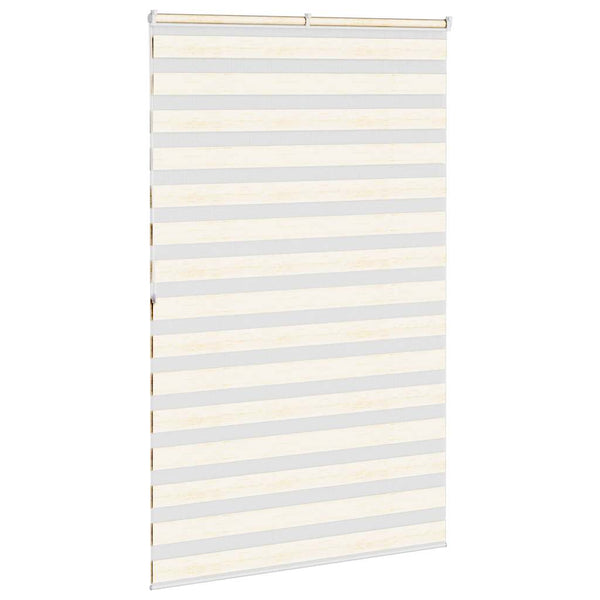 vidaXL Double Roller Blind Marble Beige 150x200cm Fabric width 145.9 cm Polyester