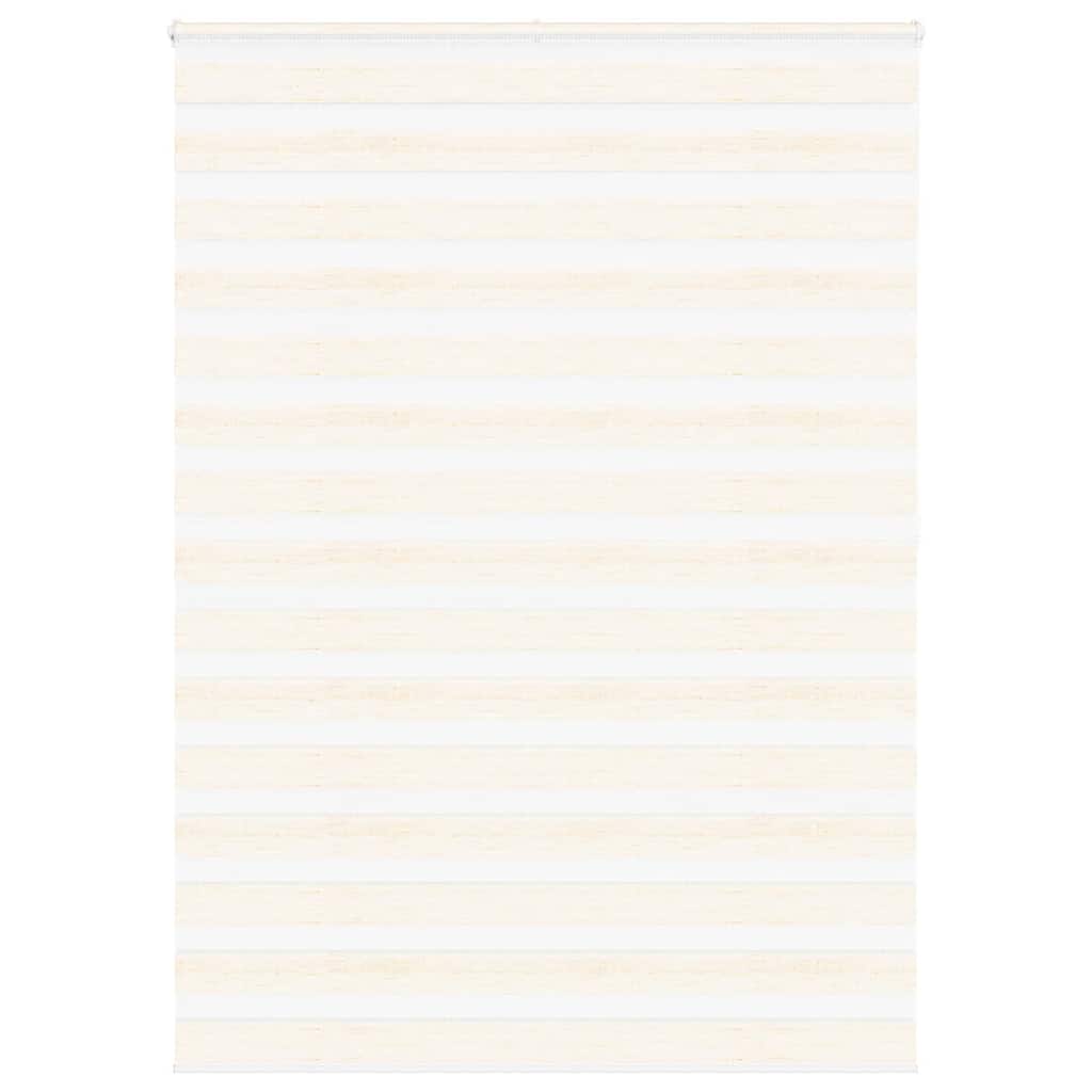 vidaXL Double Roller Blind Marble Beige 155x200cm Fabric Width 150.9 cm Polyester