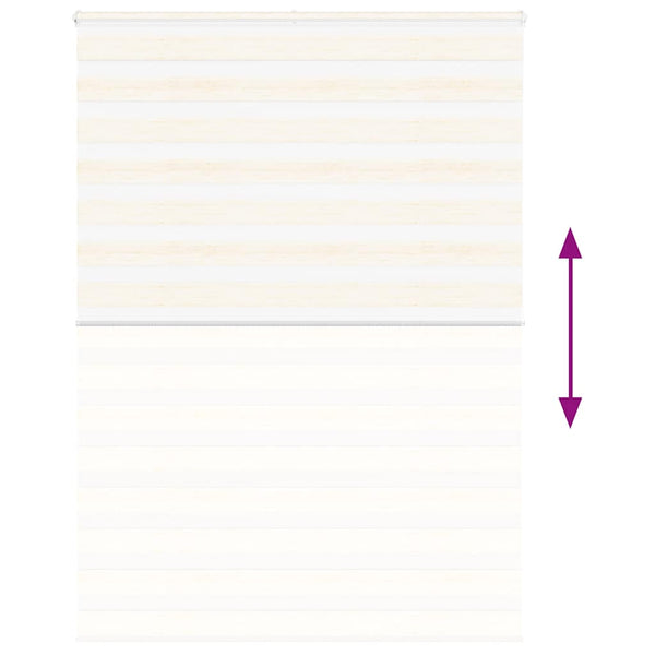 vidaXL Double Roller Blind Marble Beige 160x200cm Fabric Width 155.9 cm Polyester