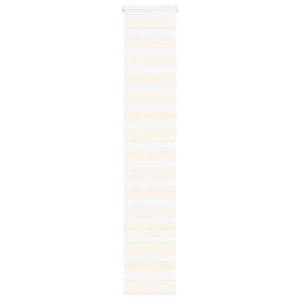 vidaXL Double Roller Blind Marble Beige 40x230 cm Fabric width 35.9 cm Polyester