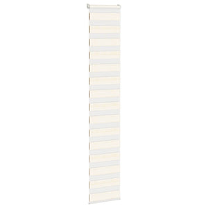 vidaXL Double Roller Blind Marble Beige 40x230 cm Fabric width 35.9 cm Polyester