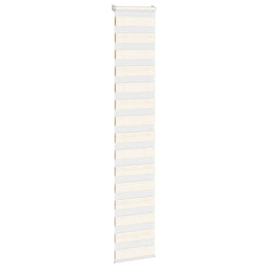 vidaXL Dual Roller Blind Marble Beige 45x230 cm Fabric Width 40.9 cm Polyester