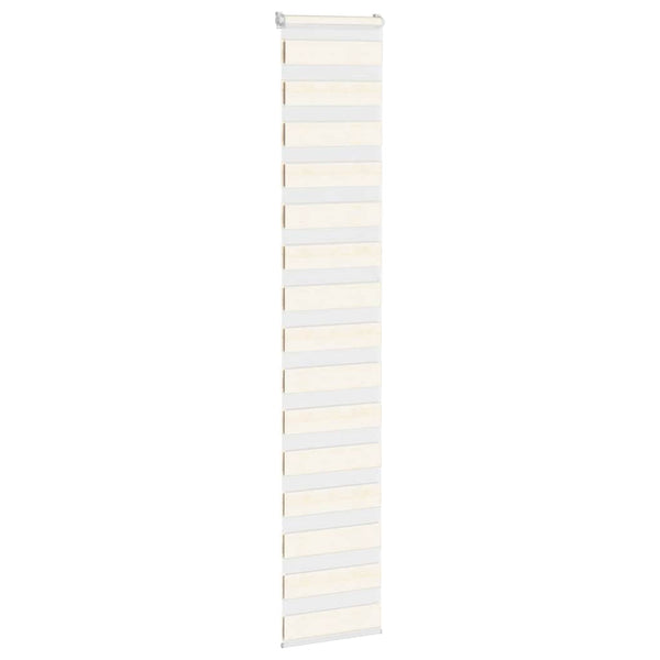 vidaXL Double Roller Blind Marble Beige 50x230 cm Fabric Width 45.9 cm Polyester