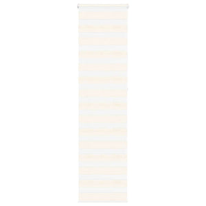 vidaXL Double Roller Blind Marble Beige 55x230 cm Fabric width 50.9 cm Polyester