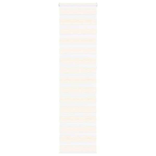 vidaXL Day/Night Blind Marble Beige 60x230 cm Fabric Width 55.9 cm Polyester