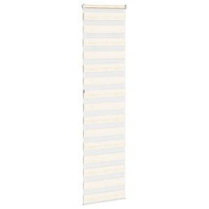 vidaXL Day/Night Blind Marble Beige 60x230 cm Fabric Width 55.9 cm Polyester