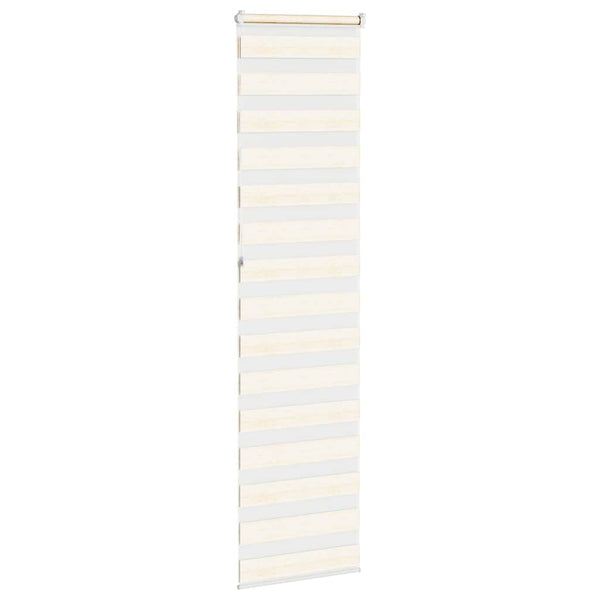 vidaXL Day/Night Blind Marble Beige 60x230 cm Fabric Width 55.9 cm Polyester