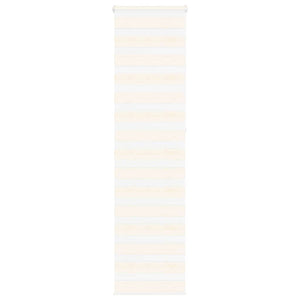 vidaXL Double Roller Blind Marble Beige 65x230 cm Fabric Width 60.9 cm Polyester