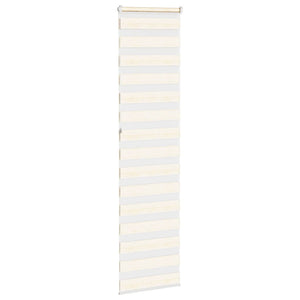 vidaXL Double Roller Blind Marble Beige 65x230 cm Fabric Width 60.9 cm Polyester