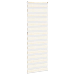 vidaXL Double Roller Blind Marble Beige 70x230 cm Fabric Width 65.9 cm Polyester