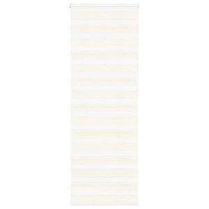 vidaXL Double Roller Blind Marble Beige 80x230 cm Fabric Width 75.9 cm Polyester