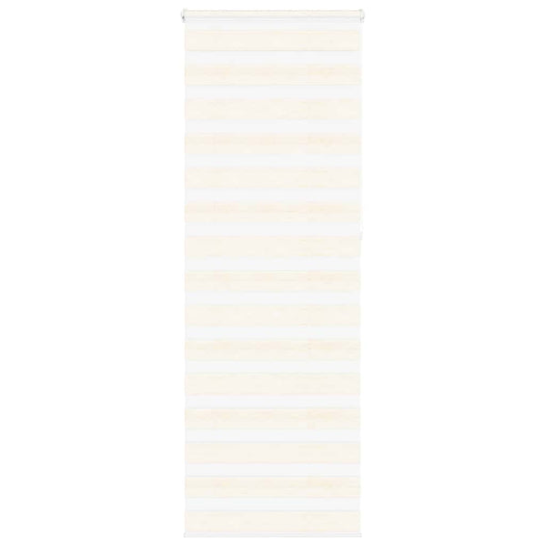 vidaXL Double Roller Blind Marble Beige 80x230 cm Fabric Width 75.9 cm Polyester