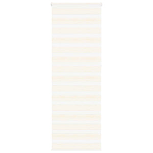 vidaXL Double Roller Blind Marble Beige 85x230 cm Fabric Width 80.9 cm Polyester