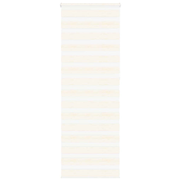 vidaXL Double Roller Blind Marble Beige 85x230 cm Fabric Width 80.9 cm Polyester