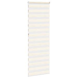 vidaXL Double Roller Blind Marble Beige 90x230 cm Fabric width 85.9 cm Polyester