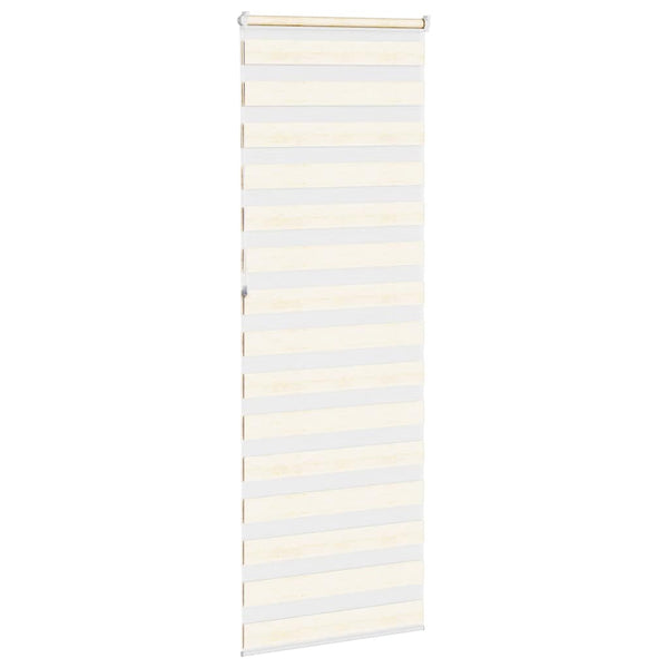 vidaXL Double Roller Blind Marble Beige 90x230 cm Fabric width 85.9 cm Polyester