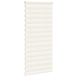 vidaXL Day/Night Blind Marble Beige 100x230 cm Fabric width 95.9 cm Polyester