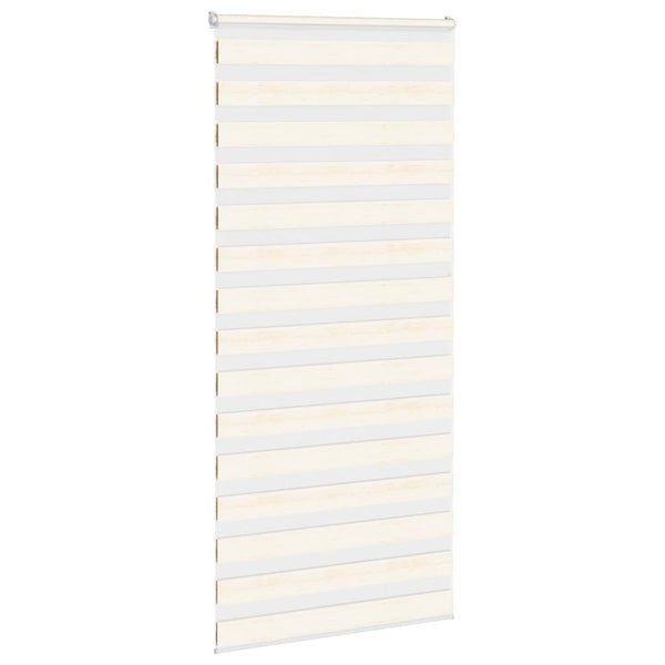 vidaXL Day/Night Blind Marble Beige 100x230 cm Fabric width 95.9 cm Polyester