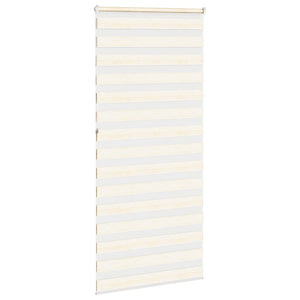 vidaXL Day/Night Blind Marble Beige 100x230 cm Fabric width 95.9 cm Polyester