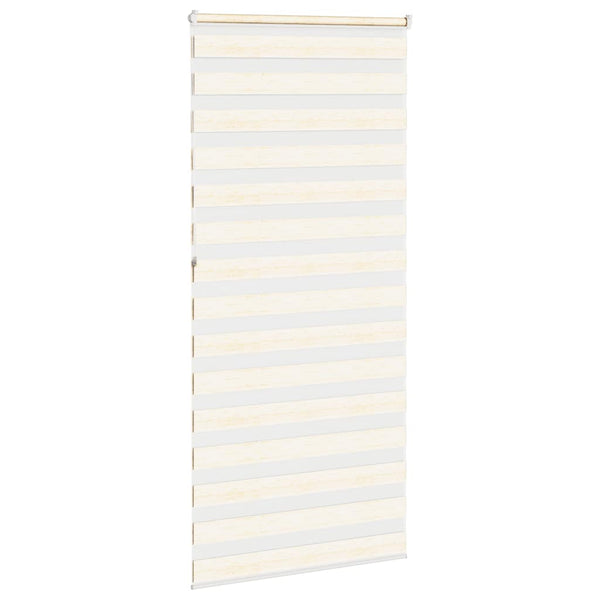 vidaXL Day/Night Blind Marble Beige 100x230 cm Fabric width 95.9 cm Polyester
