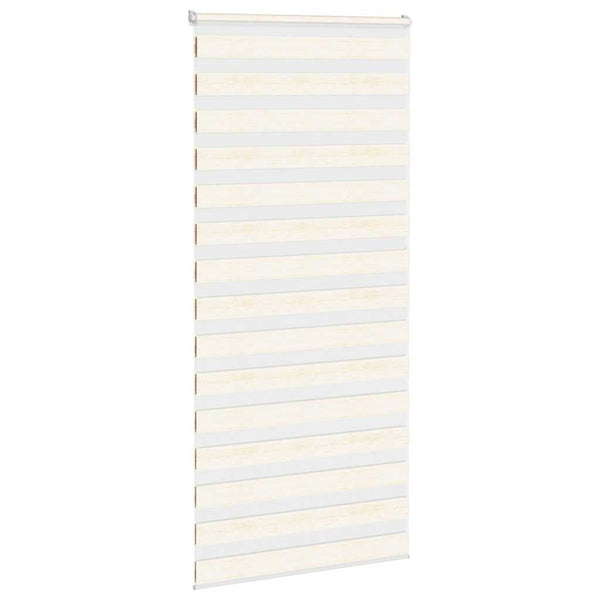 vidaXL Double Roller Blind Marble Beige 105x230cm Fabric Width 100.9 cm Polyester