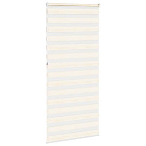 vidaXL Double Roller Blind Marble Beige 105x230cm Fabric Width 100.9 cm Polyester