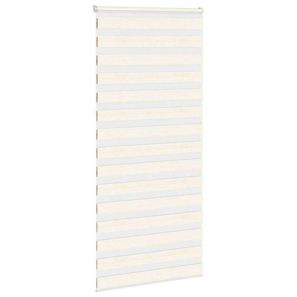 vidaXL Double Roller Blind Marble Beige 115x230 cm Fabric Width 110.9 cm Polyester