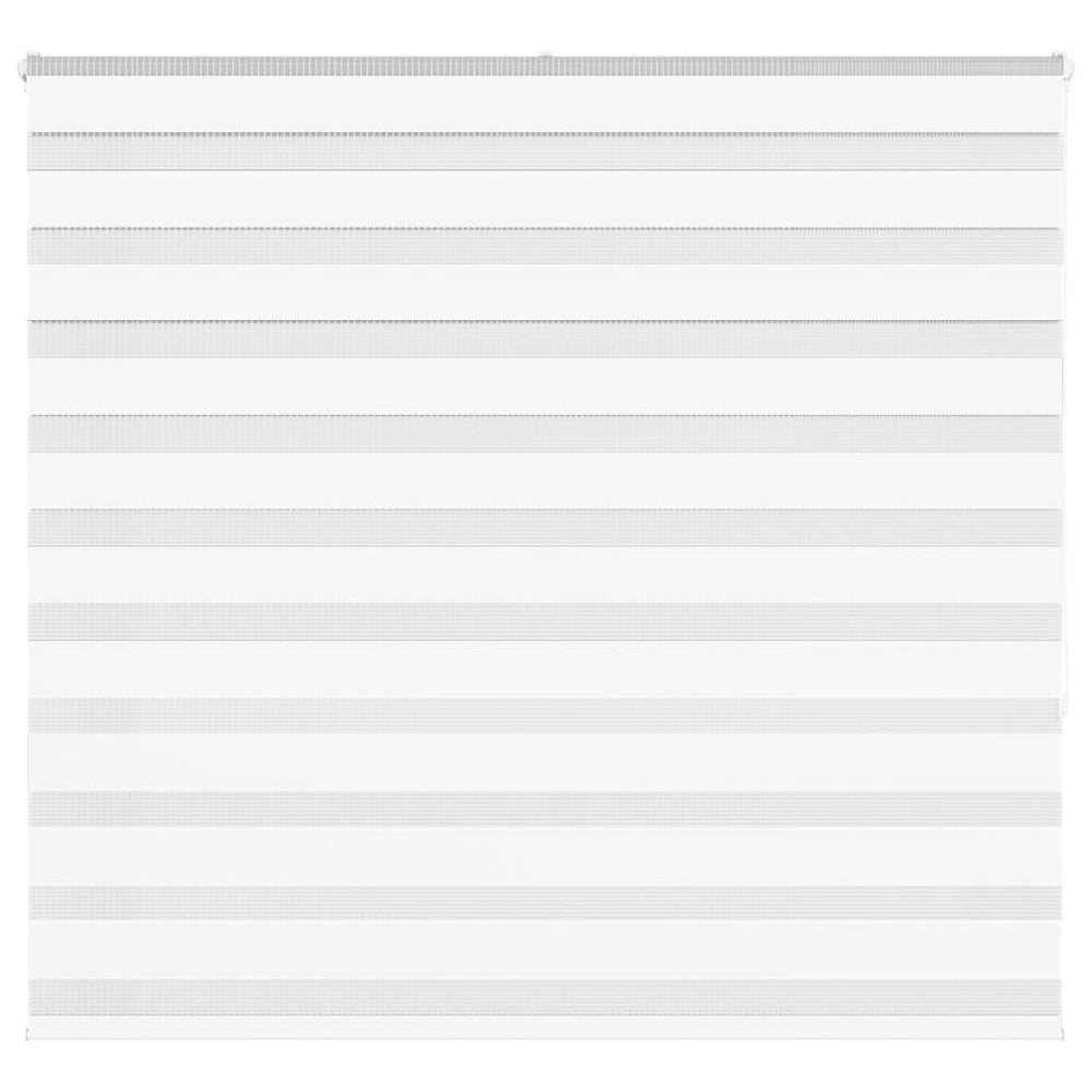 vidaXL Double Roller Blind White 155x150 cm Fabric Width 150.9 cm Polyester