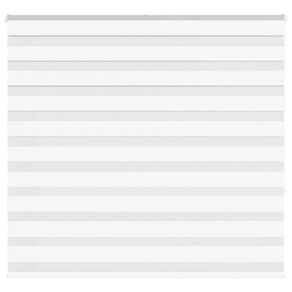 vidaXL Double Roller Blind White 160x150 cm Fabric Width 155.9 cm Polyester